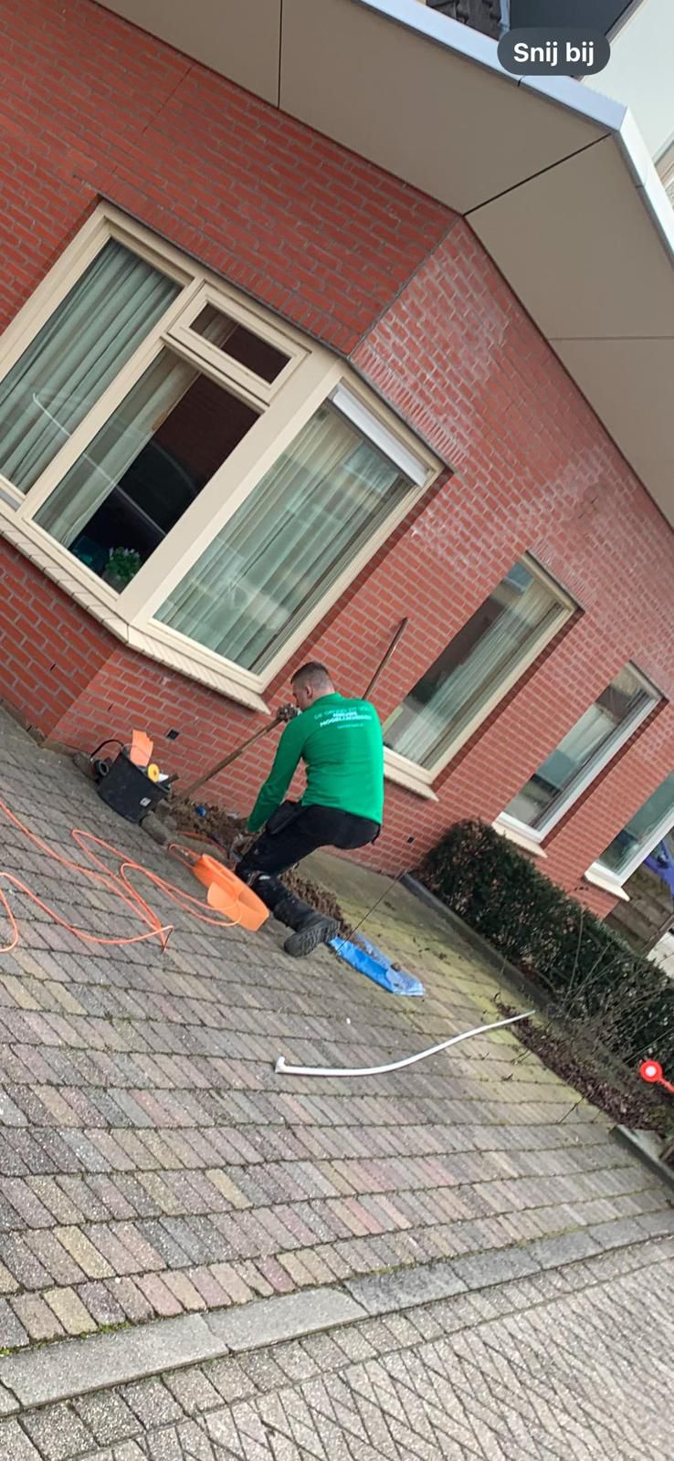 Kabelinvoer bij gevel